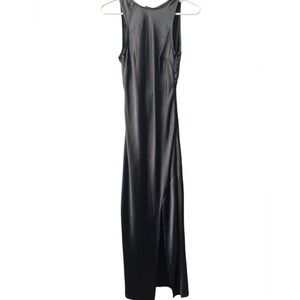 NWT PETAL & PUP ELIZABETH SILKY BLACK DRESS